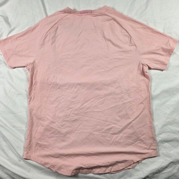 Dime Industries Womens 3XL Pink Crewneck T-Shirt Logo Graphic Lightweight Casual - Picture 2 of 11